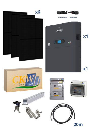 [CKW89223] Kit Goliath 3Kw avec batterie Powerwall 5Kw/h toit tuiles ETN