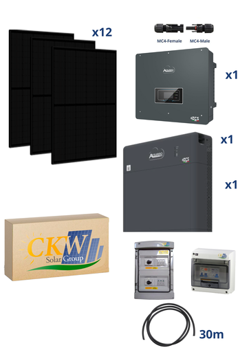 [CKW89232] Kit Goliath 6Kw tri avec batterie Powerwall 5Kw/h sans fix