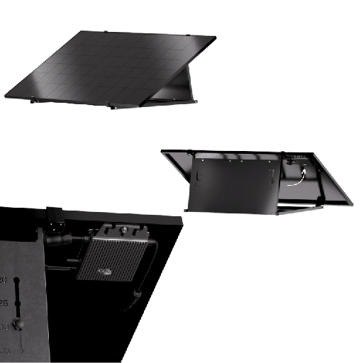 [CKW89430] Kit Solaire autoconso 400W Full Black  avec prise electrique