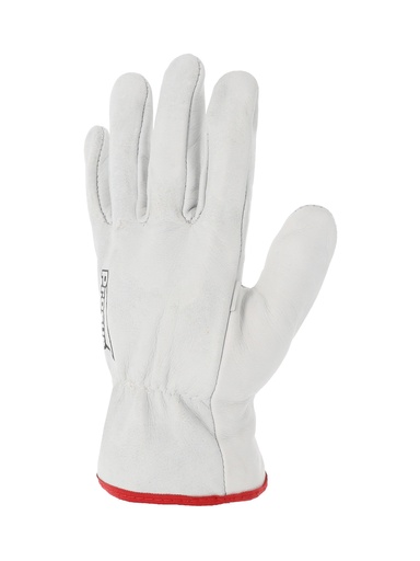 [SINC50F13] Gant tout fleur de bovin naturel. Serraglastique. T12, 13 et 14. 13